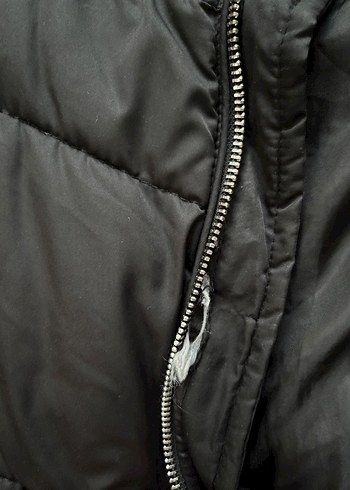 m Beden siyah Renk stradivarius siyah şişme mont