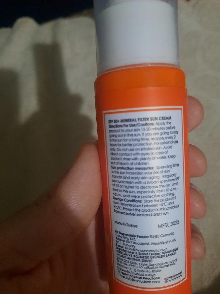 Maru-Derm SPF 50+ Güneş Kremi Mineral Filtreli - Görsel 2