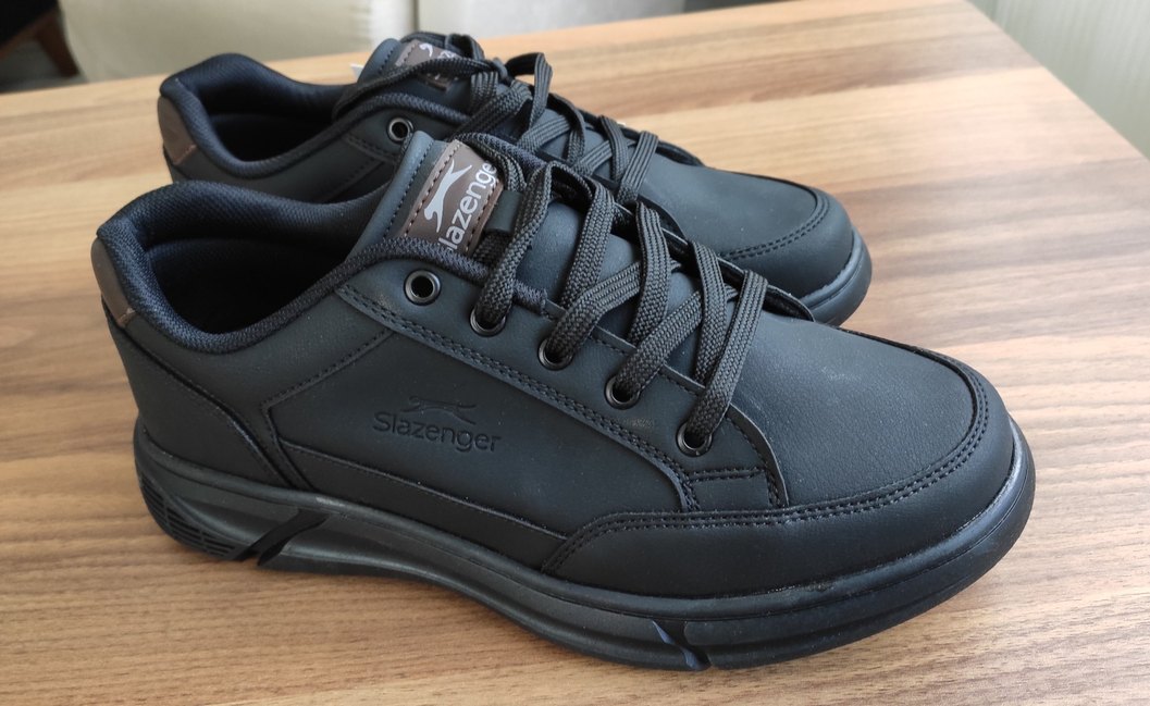 Slazenger Siyah Erkek Spor Ayakkabı - Görsel 2