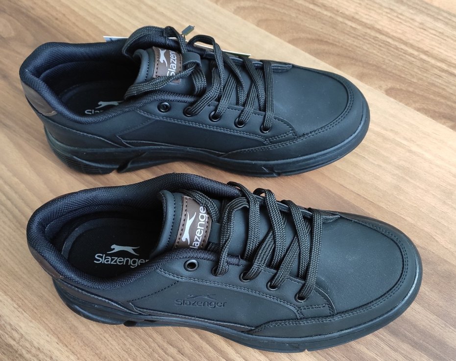 Slazenger Siyah Erkek Spor Ayakkabı - Görsel 4