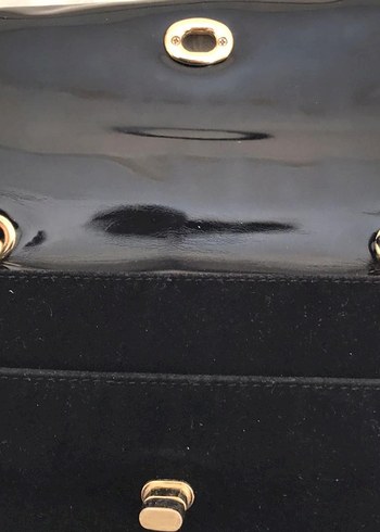  Beden siyah Renk Love Moschino Zincir Detaylı Klasik Süet Kadın Çanta
