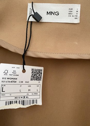 Mango Kadın Uzun Kuşaklı Trençkot - Görsel 7