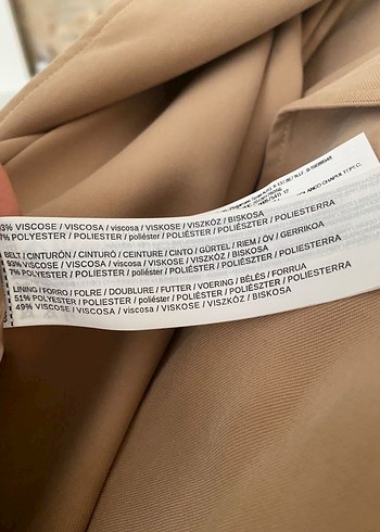 Mango Kadın Uzun Kuşaklı Trençkot - Görsel 8