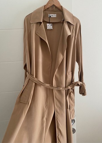 Mango Kadın Uzun Kuşaklı Trençkot - Görsel 5