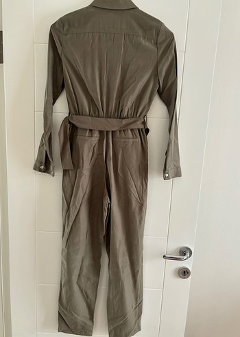 Mango Uzun Kollu Kemerli Kadın Tulum - Görsel 2