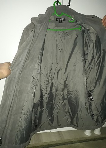 gri bromley erkek mont medium - Görsel 5