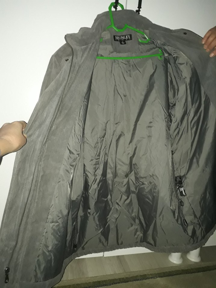 gri bromley erkek mont medium - Görsel 5