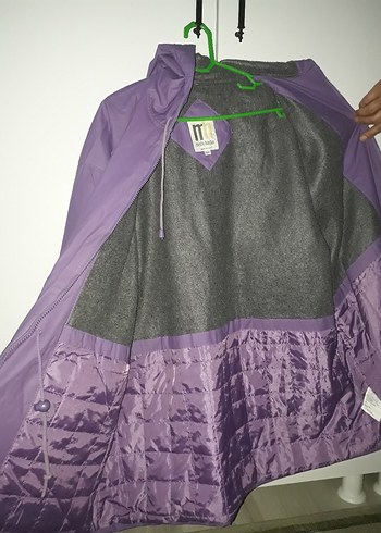 Kadın Mor Vintage Misty Harbor Large Yağmurluk - Görsel 5