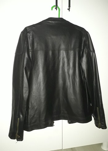 erkek deri ceket medium. - Görsel 5