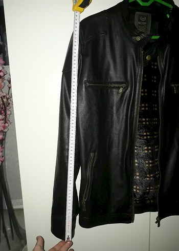 erkek deri ceket medium. - Görsel 4