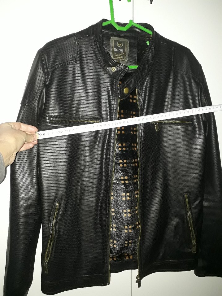 erkek deri ceket medium. - Görsel 3