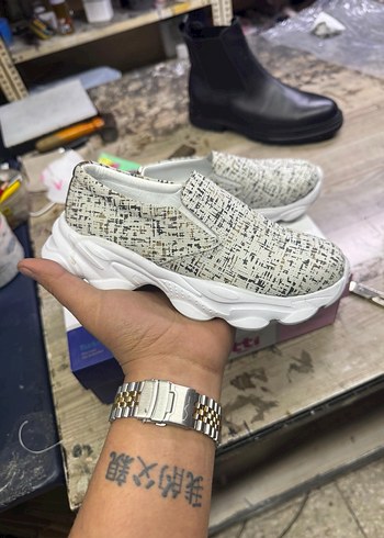 31 Unısex Hakiki Deri Çocuk Spor Ayakkabı - Görsel 2