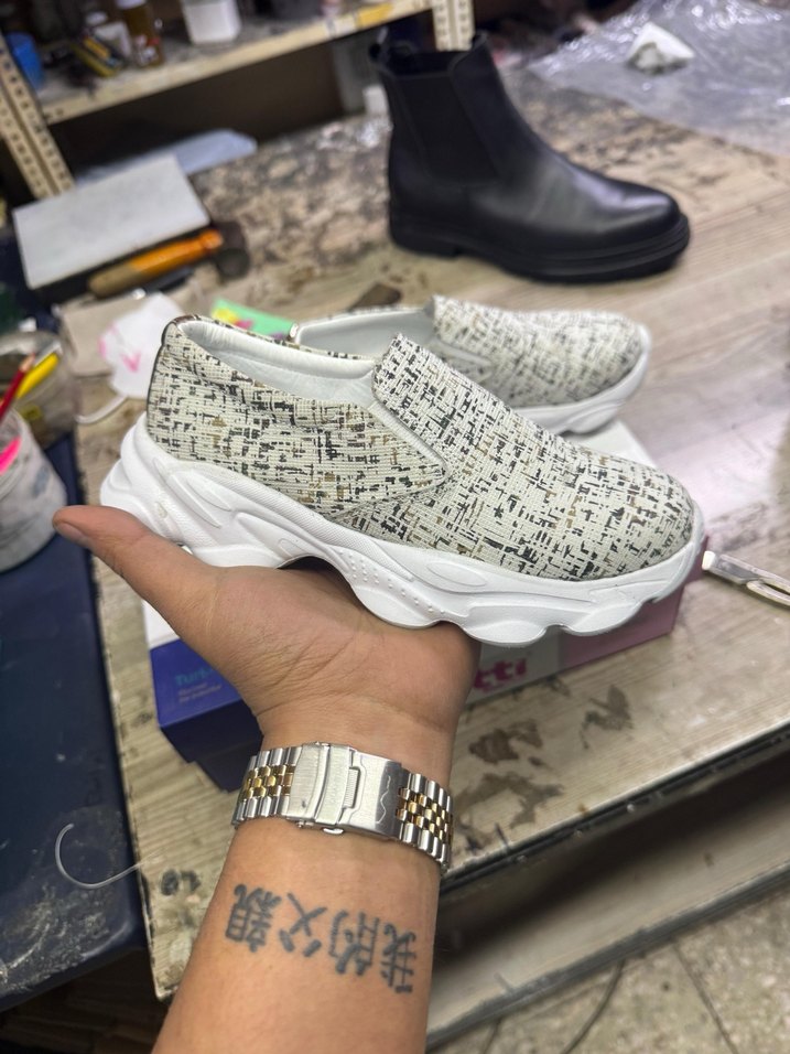 31 Unısex Hakiki Deri Çocuk Spor Ayakkabı - Görsel 2