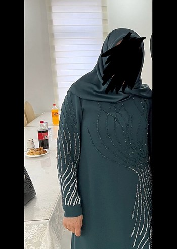 Tesettür abiye elbise - Görsel 2