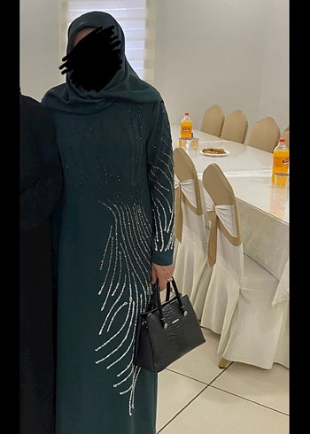 Tesettür abiye elbise - Görsel 3