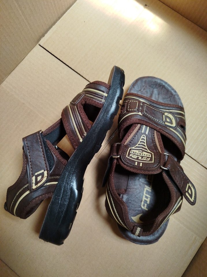 Kahverengi Tokalı Erkek Çocuk Terlik - Görsel 4