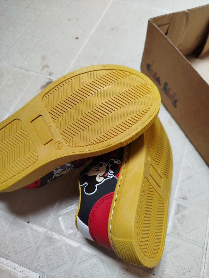 Sarı Renkli Erkek Çocuk Spor Ayakkabı - Görsel 4