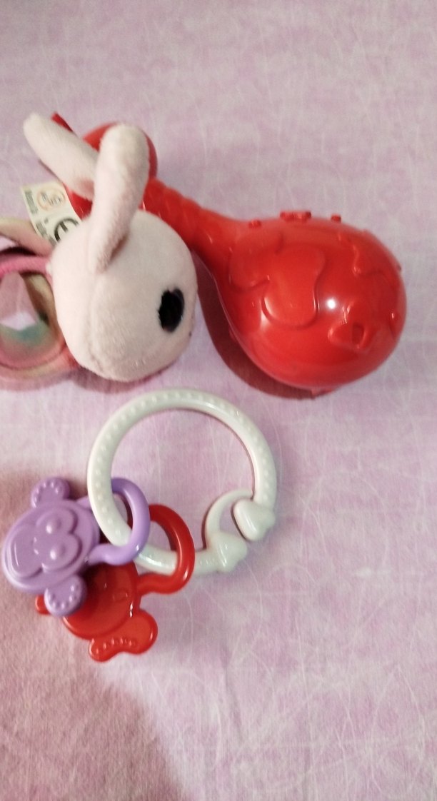 Renkli Diş Kaşıyıcı ve Çıngırak Seti - Görsel 4