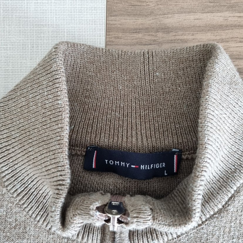 Tommy Hilfiger Gri Erkek Kazak - Görsel 2
