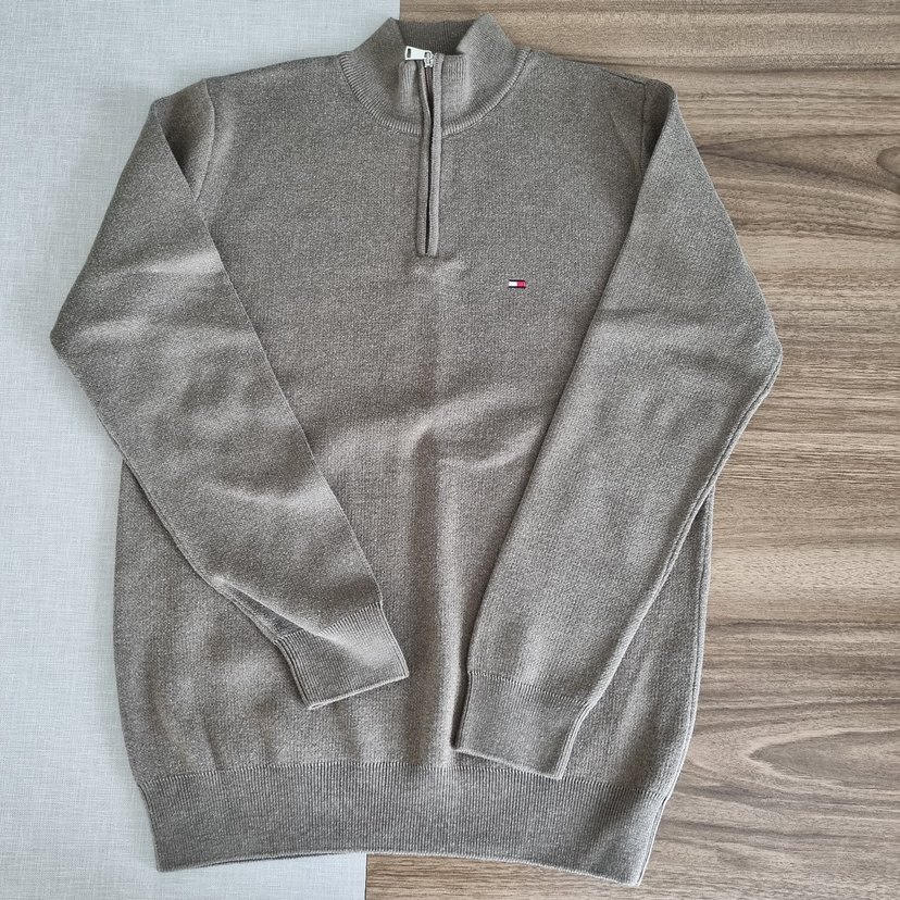 Tommy Hilfiger Gri Erkek Kazak - Görsel 4