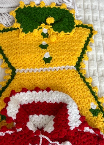 Renkli El Örgüsü Banyo lifi - Görsel 4