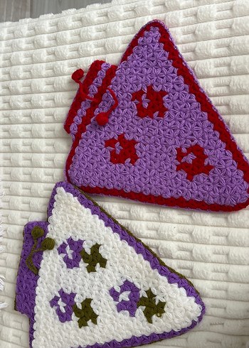 Renkli Üçgen Banyo lifi - Görsel 2