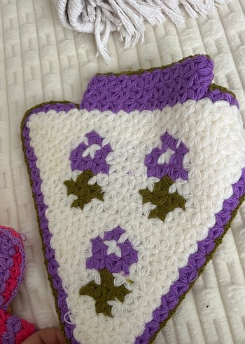 Renkli Üçgen Banyo lifi - Görsel 6