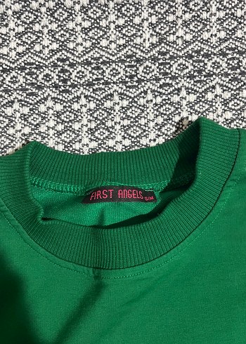 Kadın Yeşil Basic Sweatshirt - Görsel 5