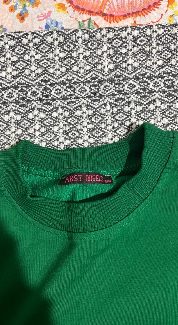 Kadın Yeşil Basic Sweatshirt - Görsel 5