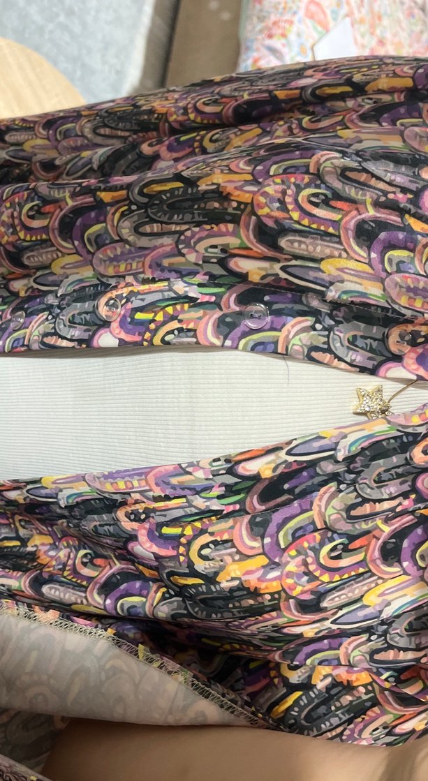 Uzun, bol kesim, bağlamalı, çok renkli kimono - Görsel 4