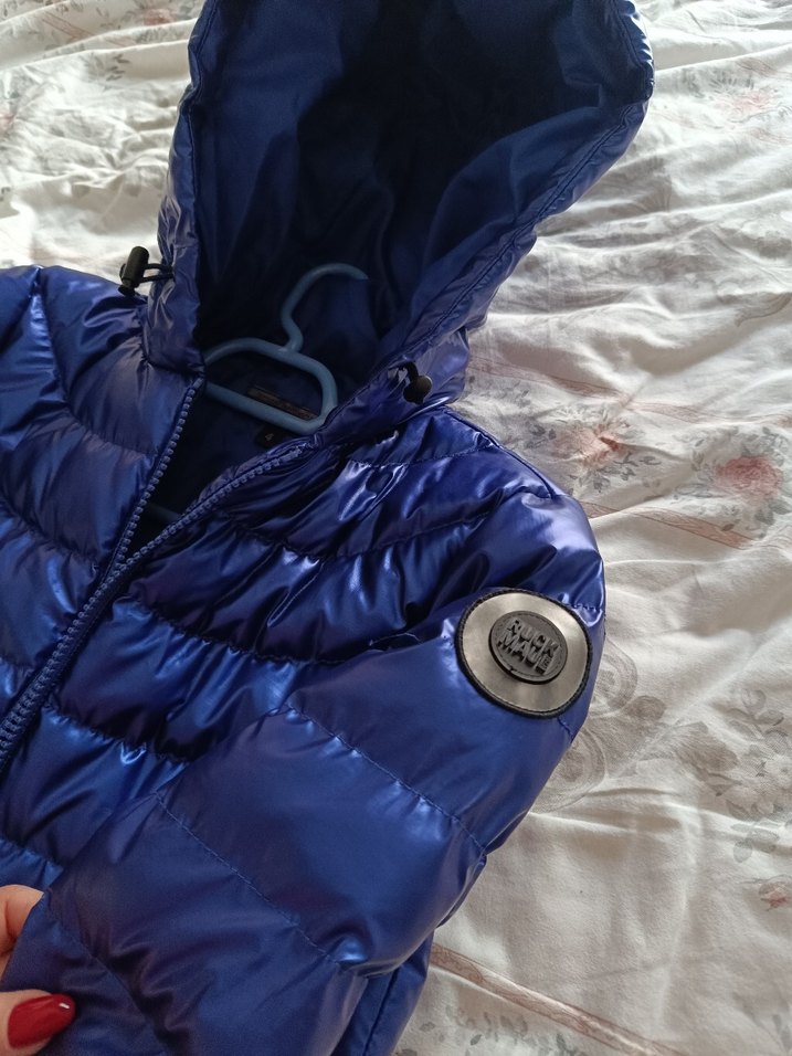 Parlak Mavi Erkek Çocuk Mont - Görsel 5