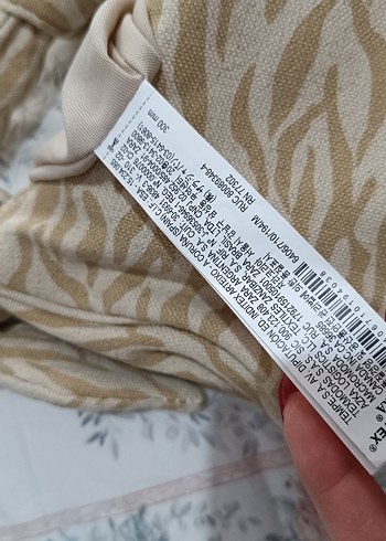 Zara marka Bej Zebra Desenli Kadın Omuz Çantası - Görsel 3