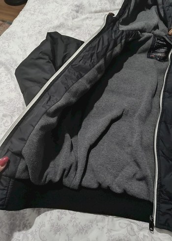 Siyah Erkek  Fermuarlı Kışlık Mont - Görsel 4