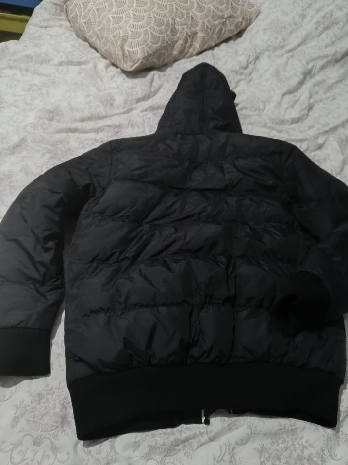 Siyah Erkek  Fermuarlı Kışlık Mont - Görsel 5