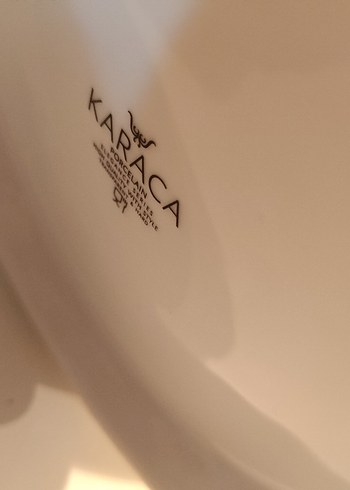 karaca Gri Detaylı Beyaz Kapaklı Porselen Şekerlik - Görsel 2