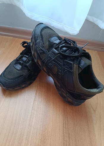 Kahverengi Kamuflaj Bağcıklı Erkek Spor Ayakkabı - Görsel 2