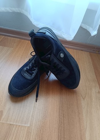 Lacivert Süet Erkek Spor Ayakkabı - Görsel 3