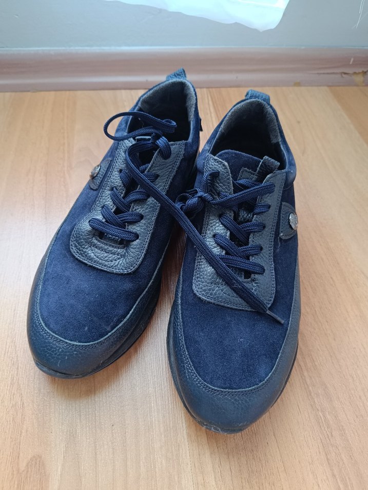 Lacivert Süet Erkek Spor Ayakkabı - Görsel 2