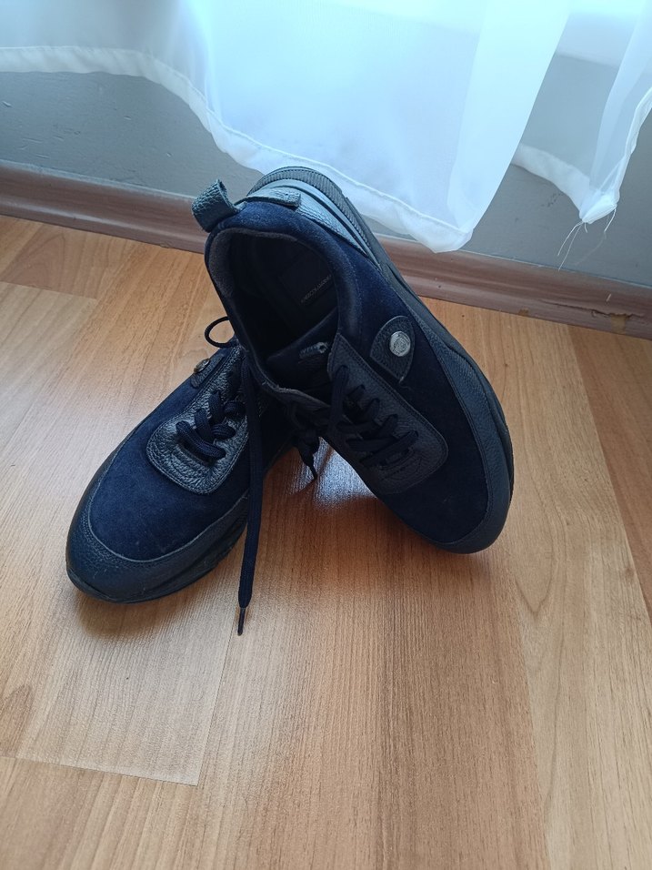 Lacivert Süet Erkek Spor Ayakkabı - Görsel 3