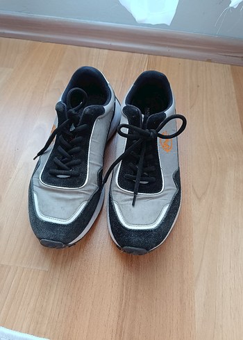 Gri Bağcıklı Erkek Spor Ayakkabı - Görsel 2