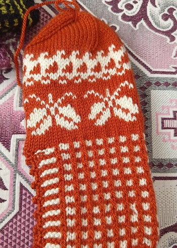 Çiçek Desenli Renkli Fırın Eldiveni - Görsel 3