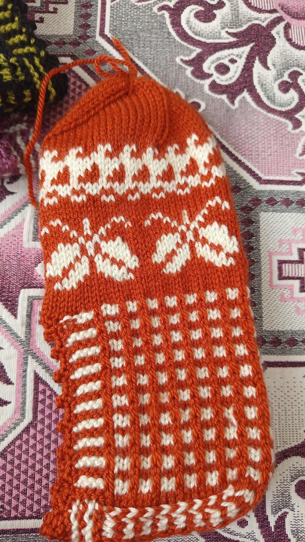 Çiçek Desenli Renkli Fırın Eldiveni - Görsel 3