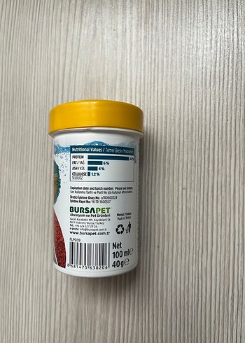 Floppy Betta Granül Balık Yemi 100 ml - Görsel 2