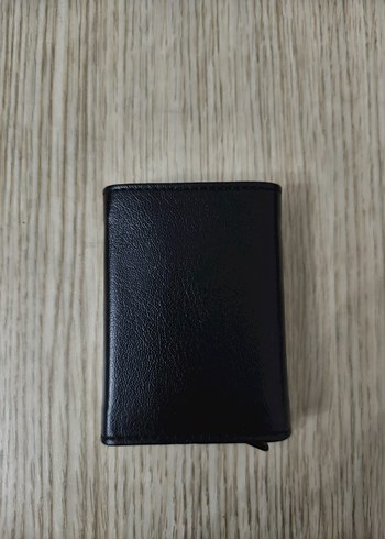 Siyah deri Erkek cüzdan - Görsel 2