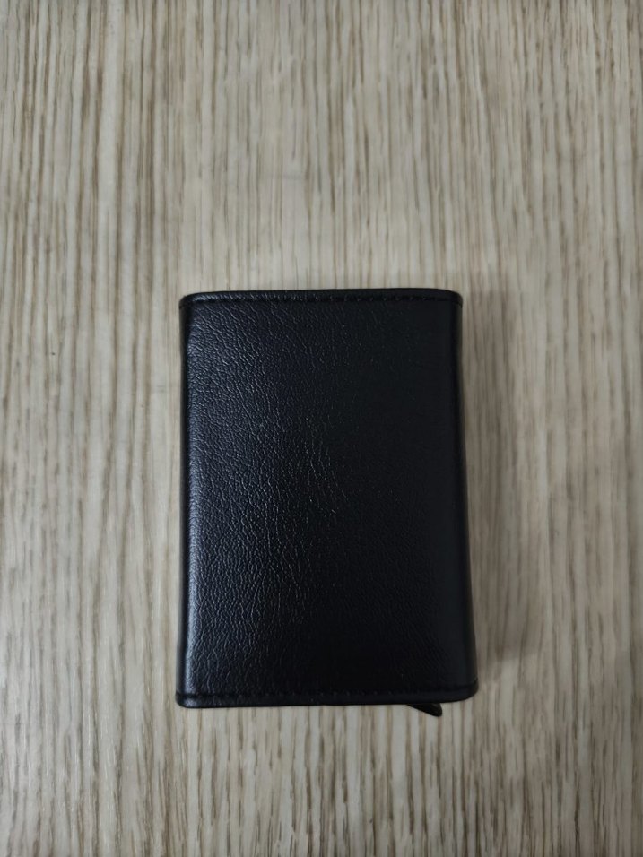 Siyah deri Erkek cüzdan - Görsel 2