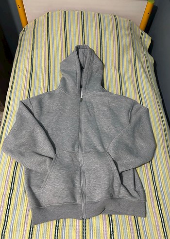 Basic Hırka Gri - Görsel 4