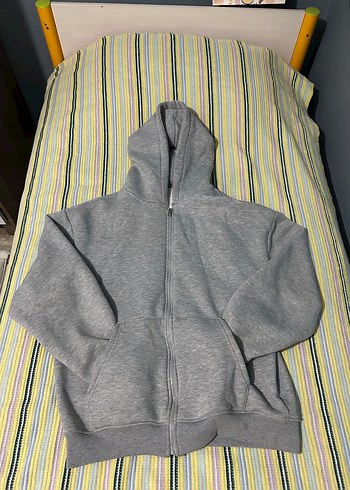 Basic Hırka Gri - Görsel 5