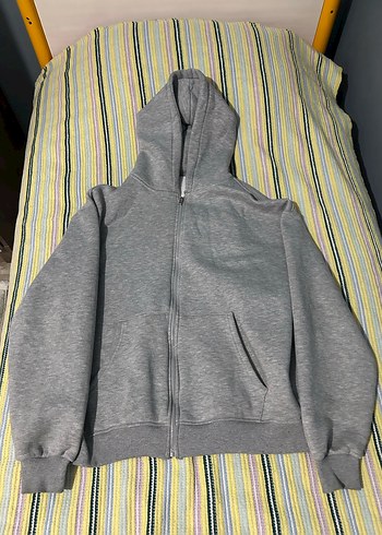 Basic Hırka Gri - Görsel 3