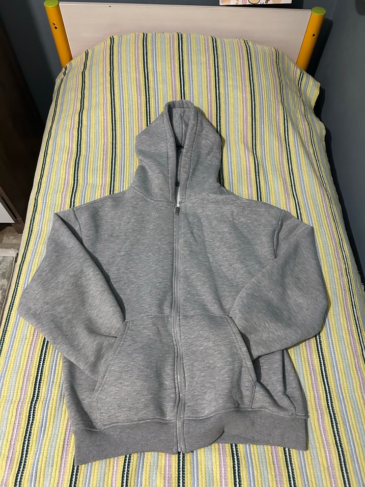 Basic Hırka Gri - Görsel 5