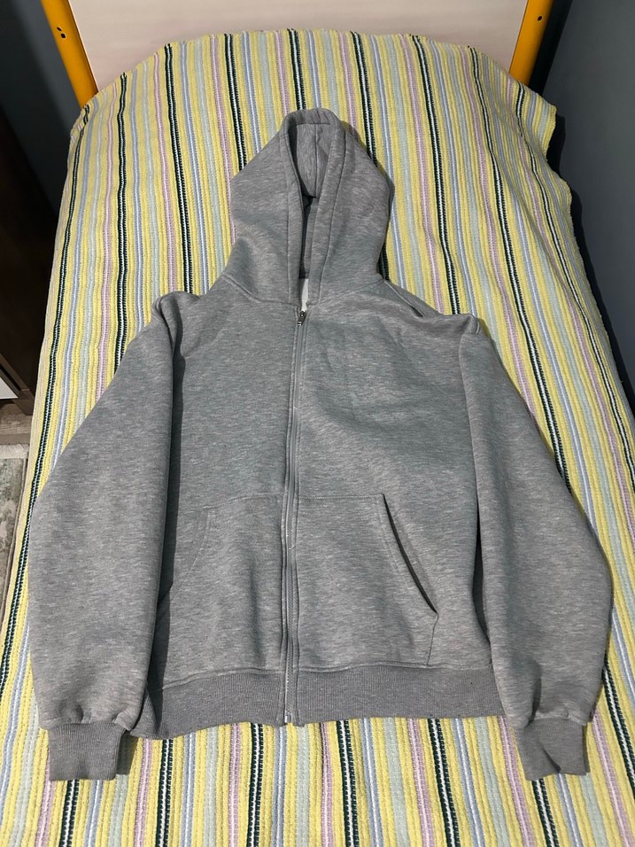 Basic Hırka Gri - Görsel 3